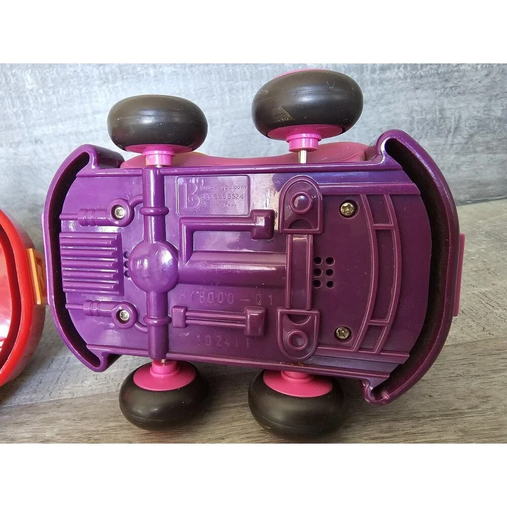 Chunky Cars Pull Back and Go- Just B You Pickup Truck Lot Of 2 Beetle Bug Car